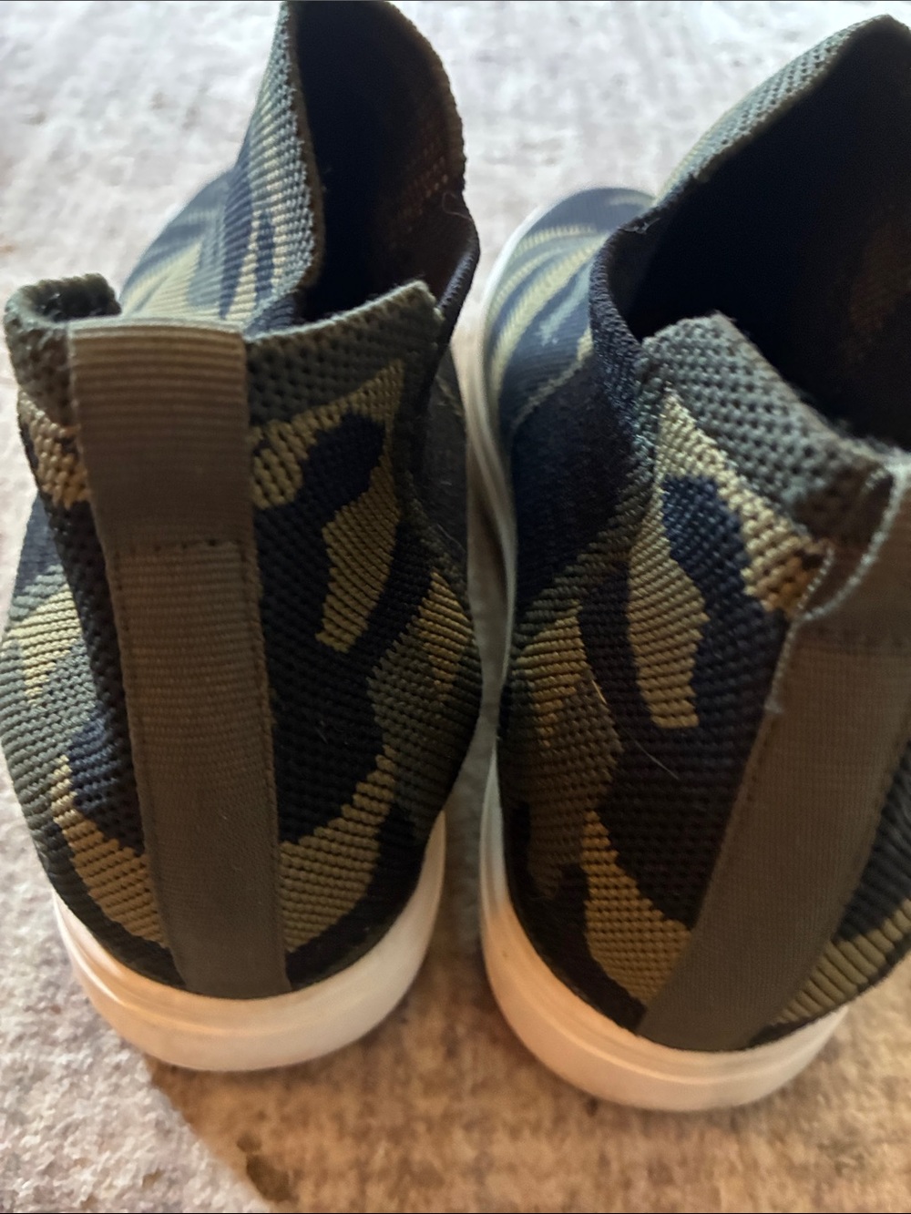 Steven By Steve Madden Chime Camo Knit Slip-On Sneakers 8.5 - Picture 5 of 6